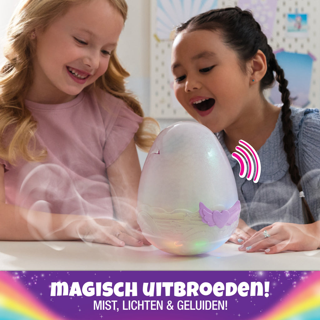 Hatchimals Pufficorn Alive Eclosion Secrete