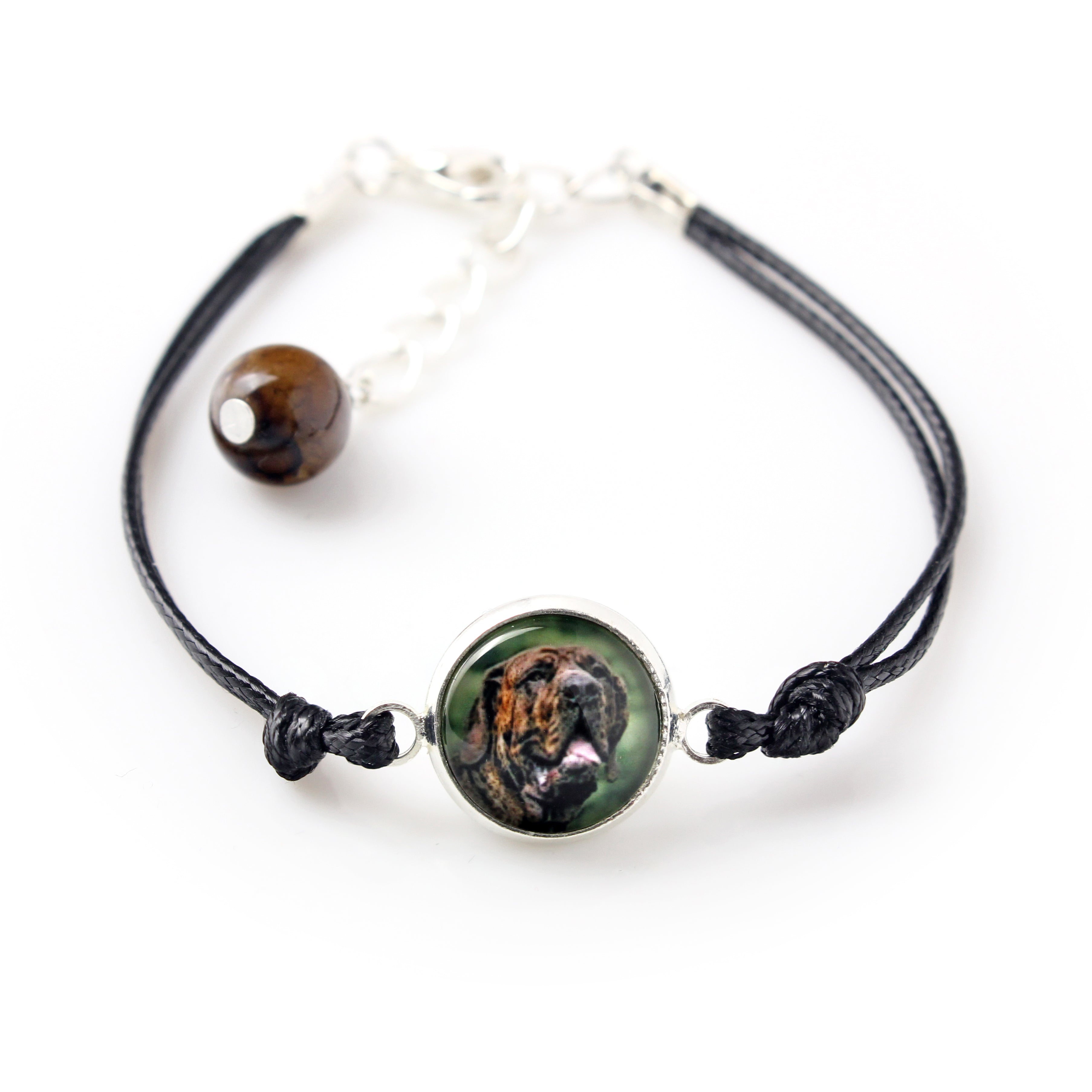 Fila Brasileiro - a set of jewelry with your photo, handmade set, bracelet and necklace by Art.-Dog brand