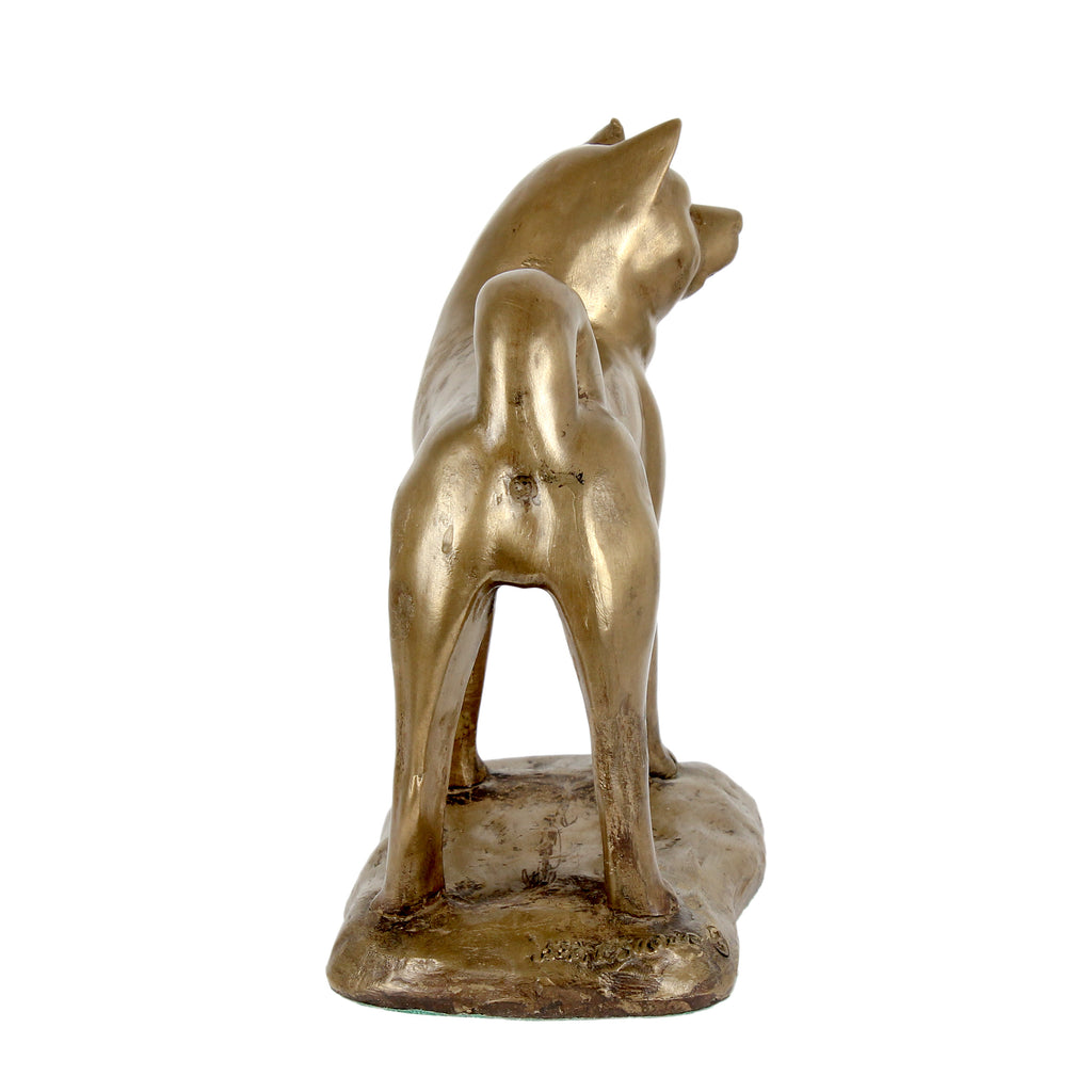 Akita, Akita Inu - dog statue, figurine for office, trophy for dog show by Art-Dog brand