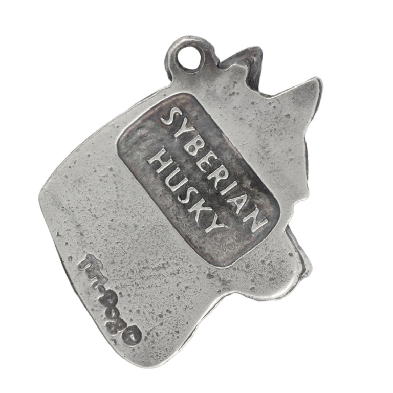 Siberian Husky, Chukcha - Dog necklace in gift box, silver-plated locket for dog fan, striking pendant by Art-Dog brand
