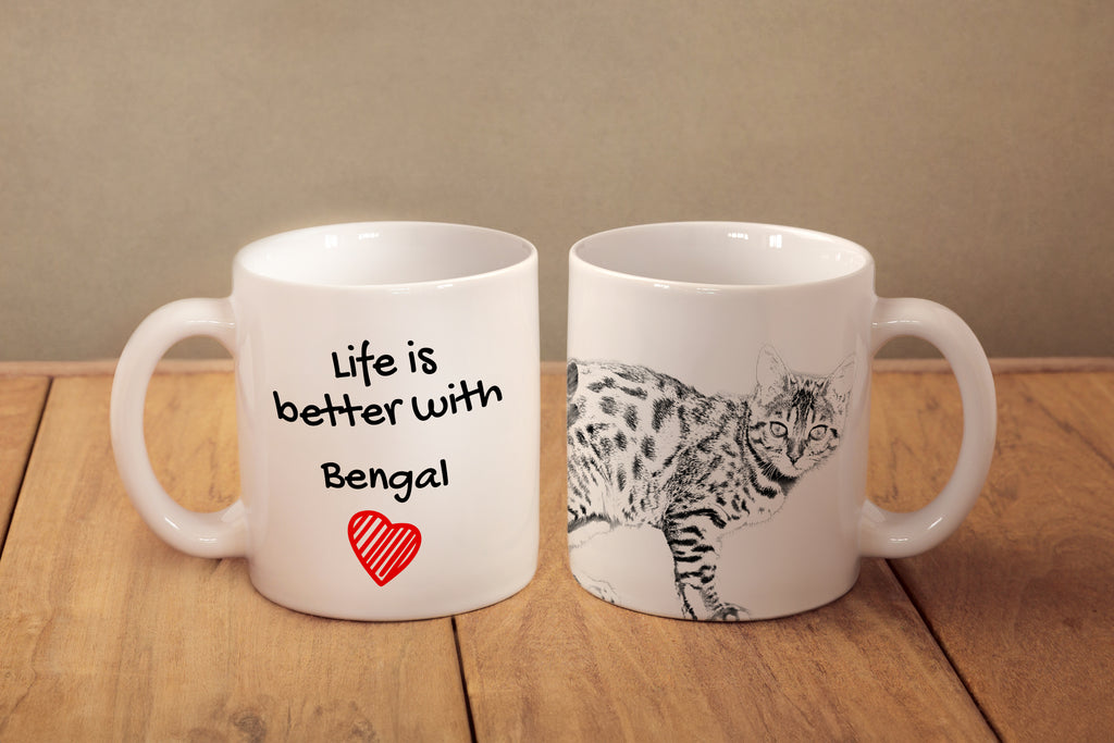 Bengal - cup with a cat, cup with a photo, personalized gift from the Art-Dog brand