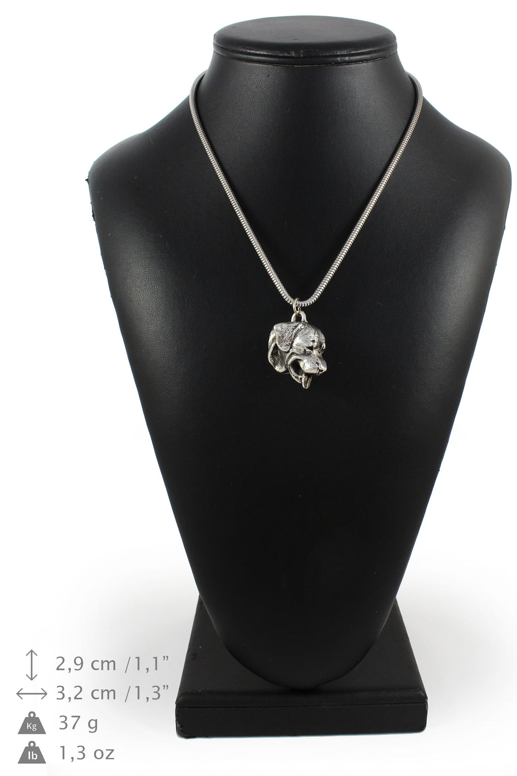Rottweiler, Rott, Rottie - Dog necklace, unique jewellery for the dog fan, unique adder pendant by Art-Dog brand