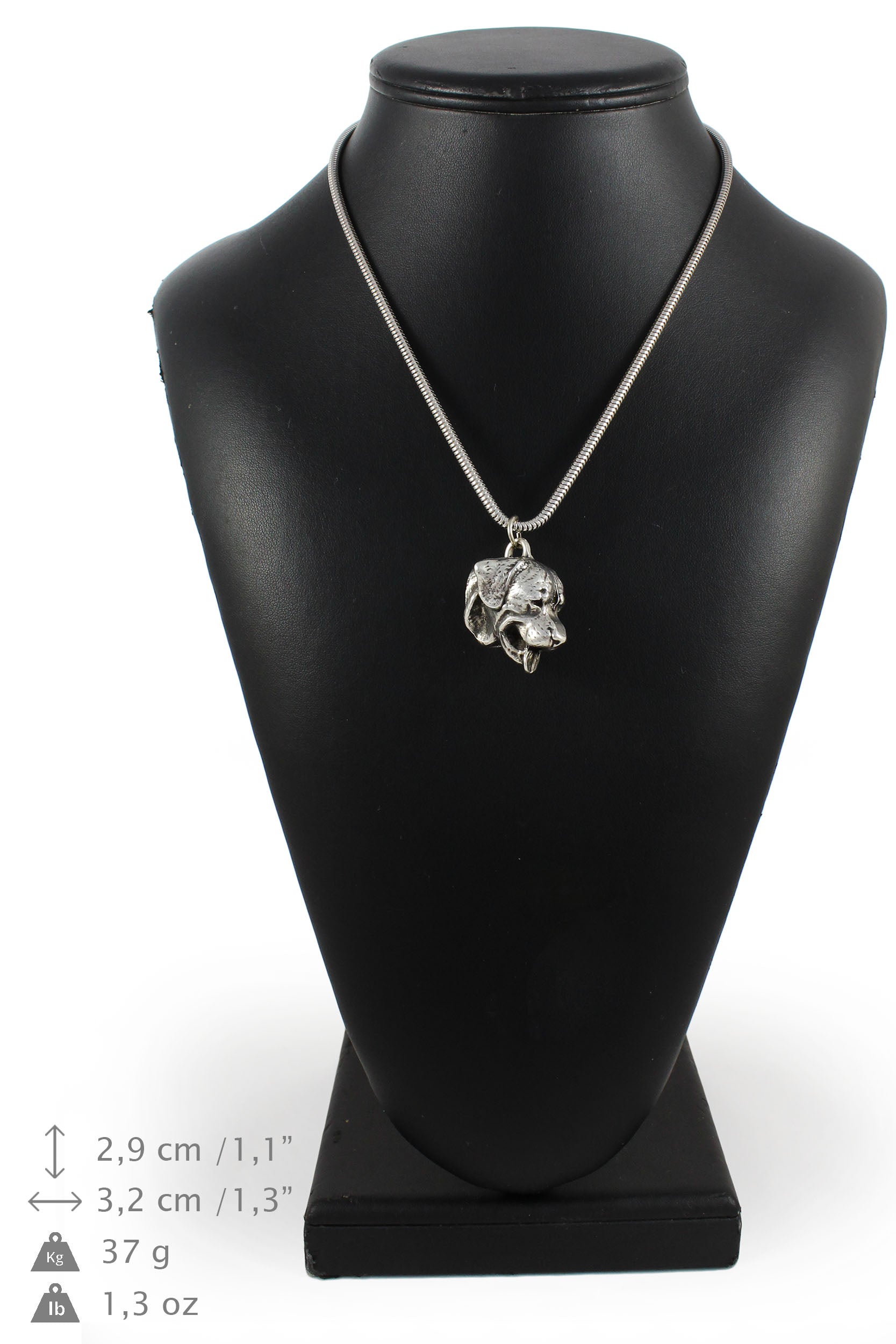 Rottweiler, Rott, Rottie - Dog necklace, unique jewellery for the dog fan, unique adder pendant by Art-Dog brand