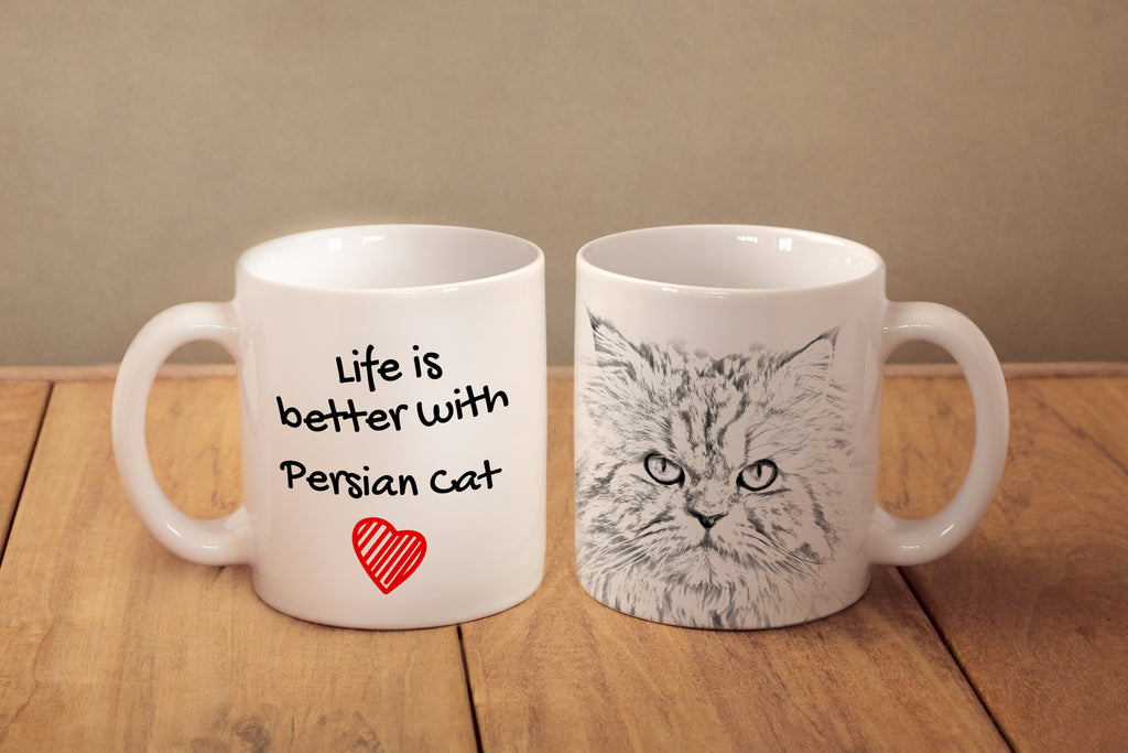 Persian - cup with a cat, cup with a photo, personalized gift from the Art-Dog brand