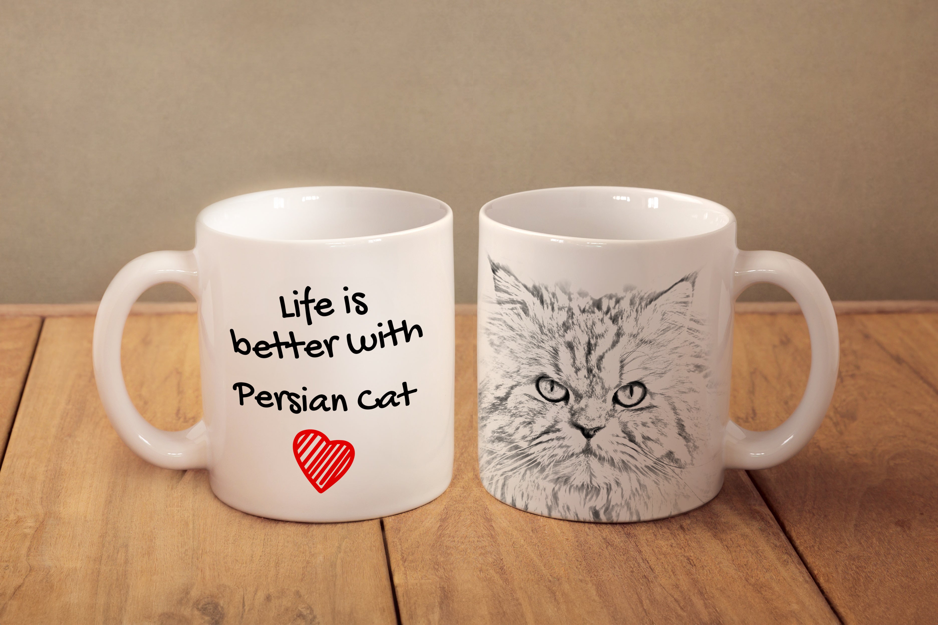 Persian - cup with a cat, cup with a photo, personalized gift from the Art-Dog brand