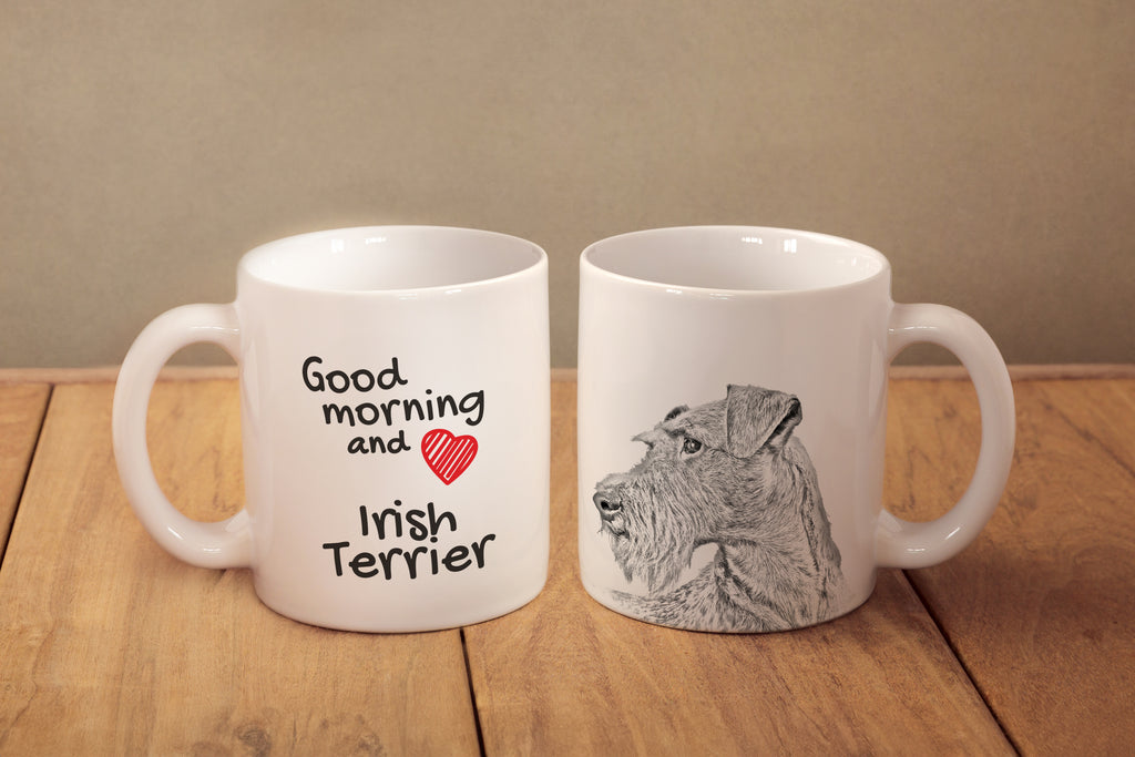 Irish Terrier, Irish Red Terrier, Brocaire Rua - cup with a dog, personalized cup with a print, a classic gift for everyone from the Art-Dog brand