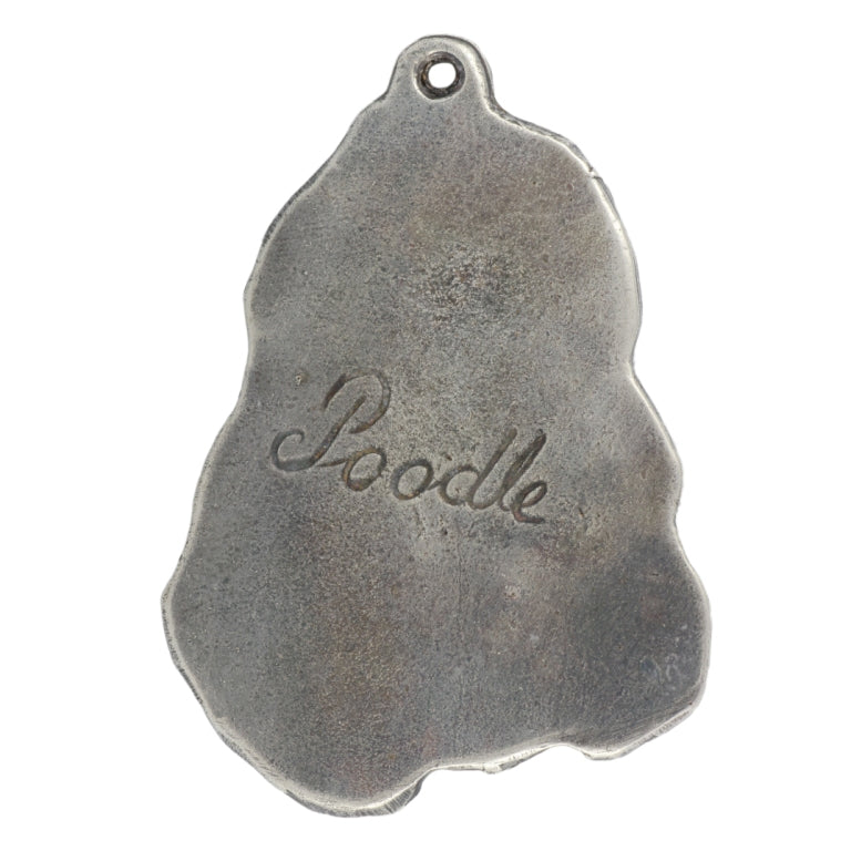 Poodle - necklace with a dog, dog pendant on a silver chain, unique jewelry from the Art-Dog brand