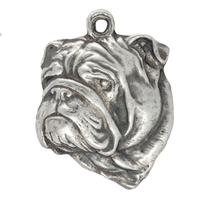 Bulldog, English Bulldog, British Bulldog II - Dog necklace, unique jewellery for the dog fan, unique adder pendant by Art-Dog brand