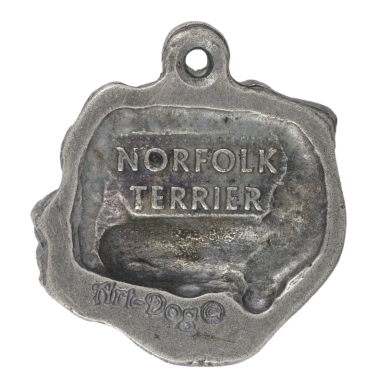 Norfolk Terrier - necklace with a dog, dog pendant on a silver chain, unique jewelry from the Art-Dog brand