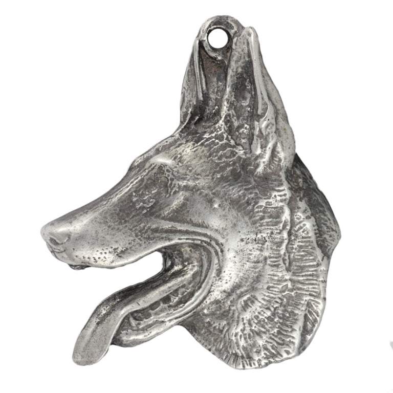 Belgian Shepherd Dog, Belgian Sheepdog I - Dog necklace, unique jewellery for the dog fan, unique adder pendant by Art-Dog brand