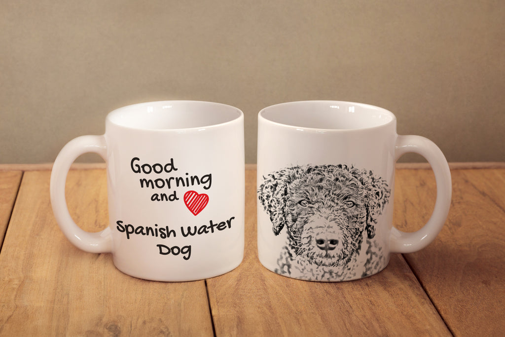 Spanish Water Dog - cup with a dog, personalized cup with a print, a classic gift for everyone from the Art-Dog brand