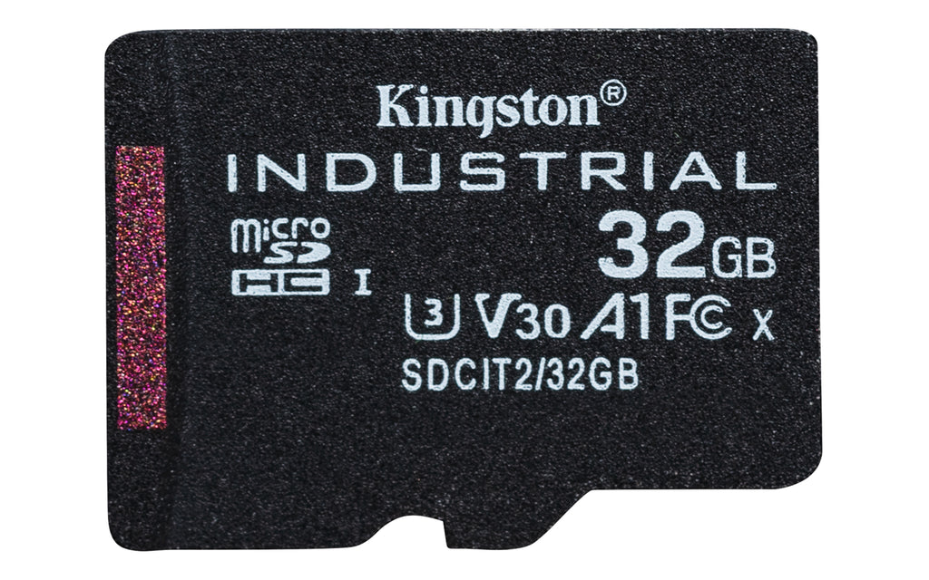 Kingston Technology Carte 32GB microSDHC Industrielle C10 A1 pSLC emballage individuel sans adaptateur