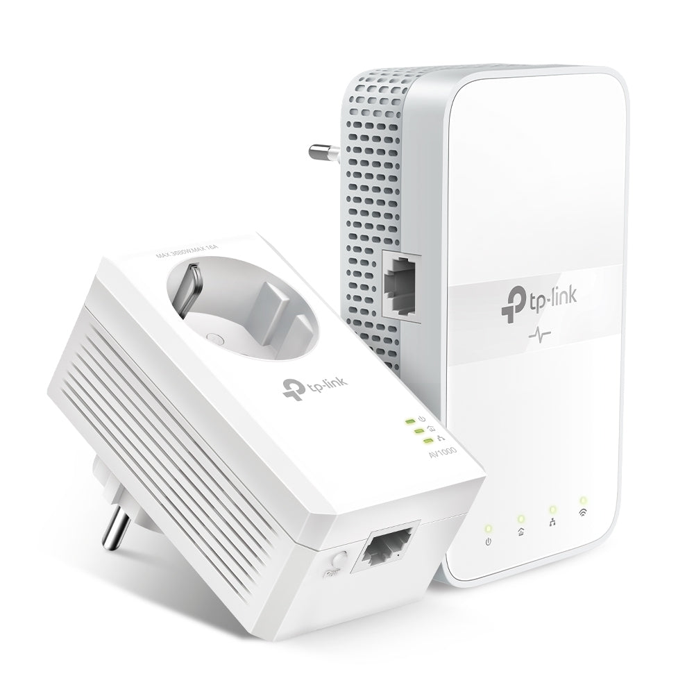 TP-Link TL-WPA7617 Kit Adaptateur CPL AV1000 Gigabit WiFi AC1200, Blanc, 2 pièces