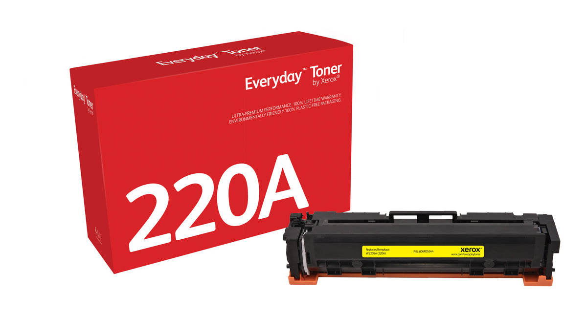 Toner Everyday™ Jaune de Xerox compatible avec HP 220A (W2202A), Capacité standard