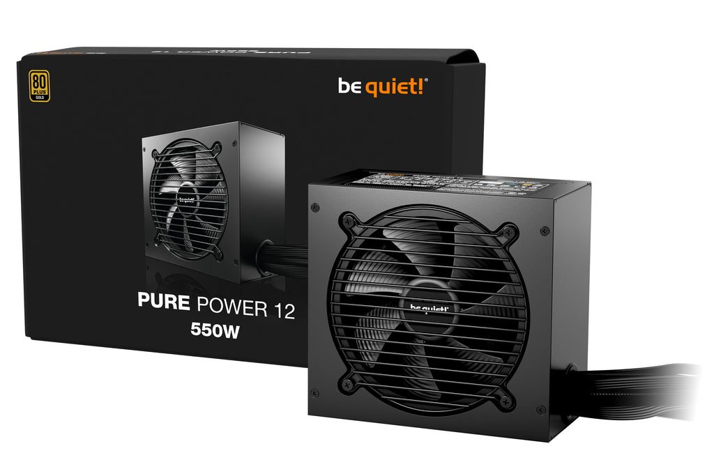 be quiet! Pure Power 12 550 W | Alimentation ATX 3.1, 80 Plus Gold