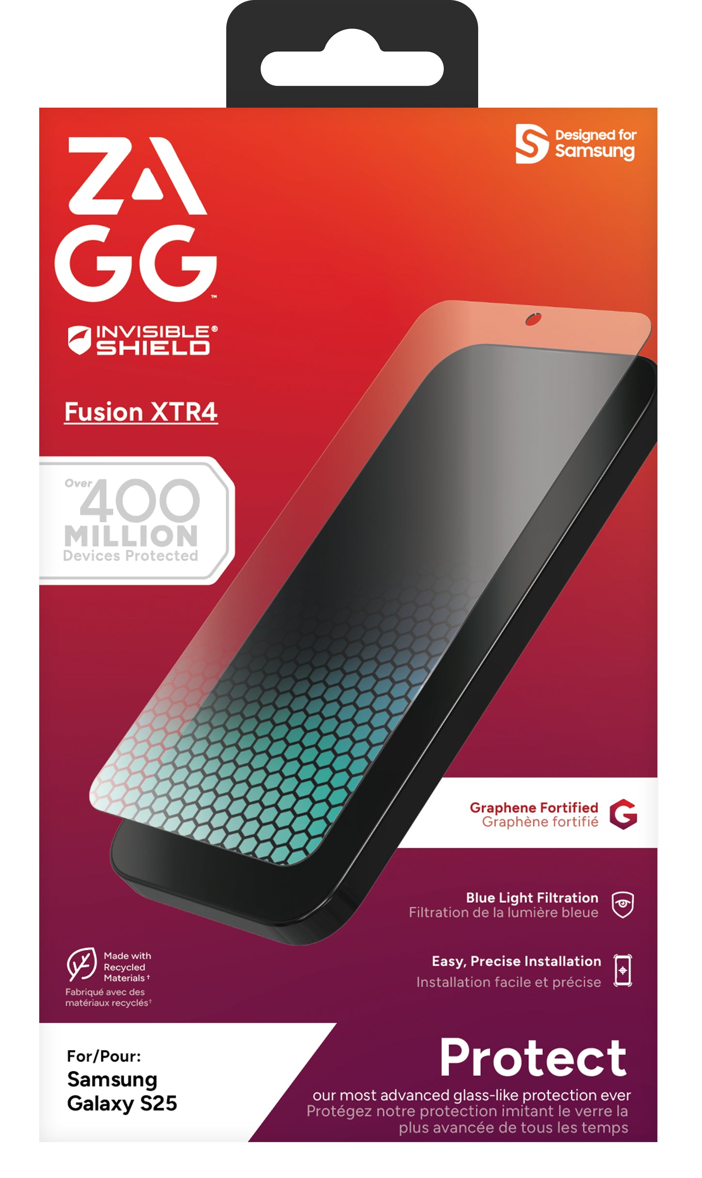 InvisibleShield Fusion XTR4 Protection d'écran transparent Samsung 1 pièce(s)