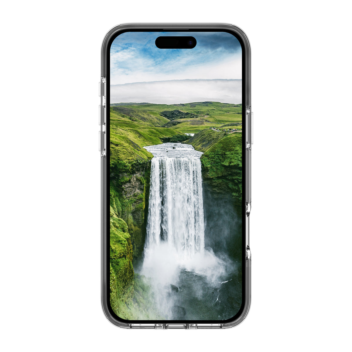 dbramante1928 Iceland Ultra D3O MS Coque de Protection Transparente pour iPhone 17 Pro Max