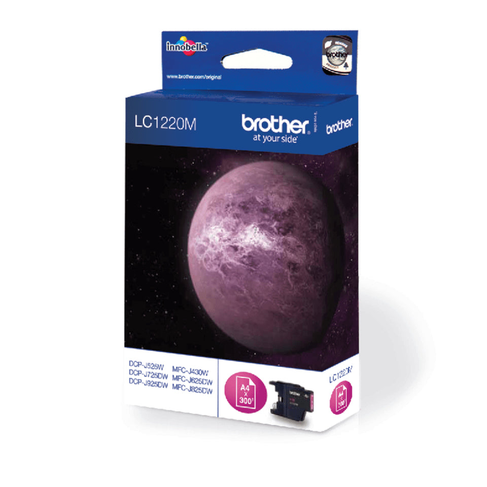 Brother LC1220M Cartouche d'encre Originale, Magenta