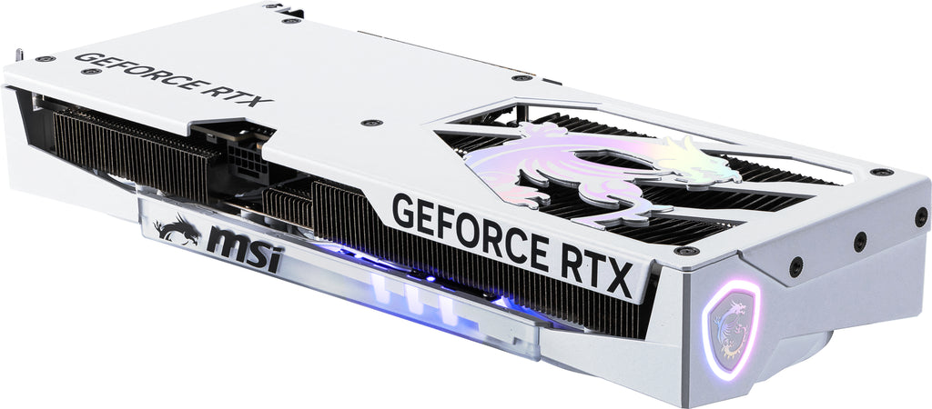 MSI GAMING GeForce RTX 5060 TI 16G TRIO OC WHITE NVIDIA 16 Go GDDR7 - vue 6