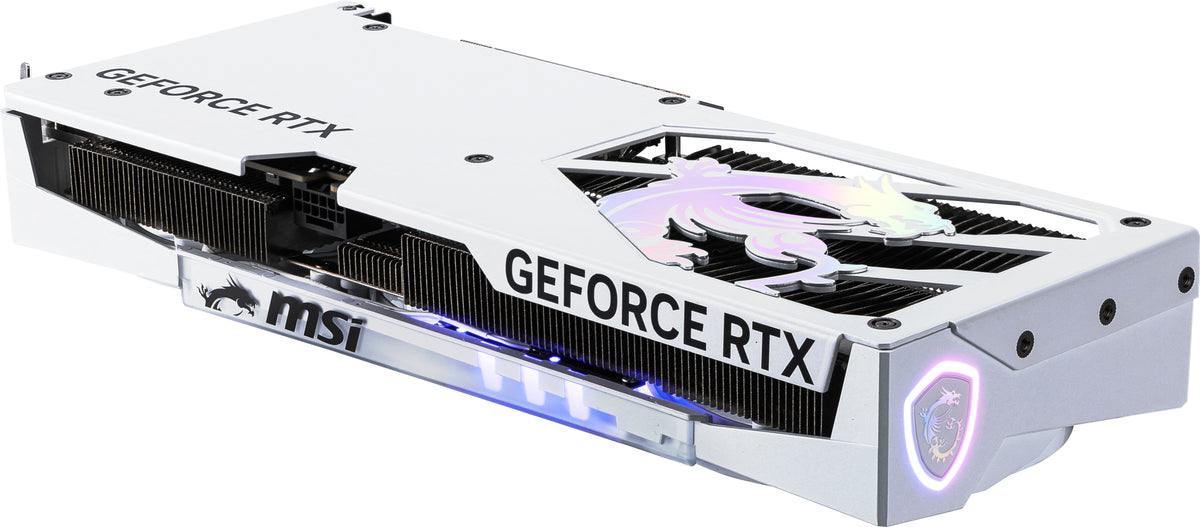 MSI GAMING GeForce RTX 5060 TI 16G TRIO OC WHITE NVIDIA 16 Go GDDR7 - vue 6