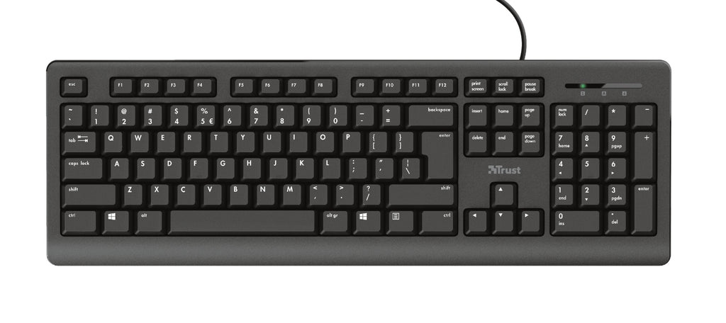Trust Primo Clavier Médical USB Nordique Noir