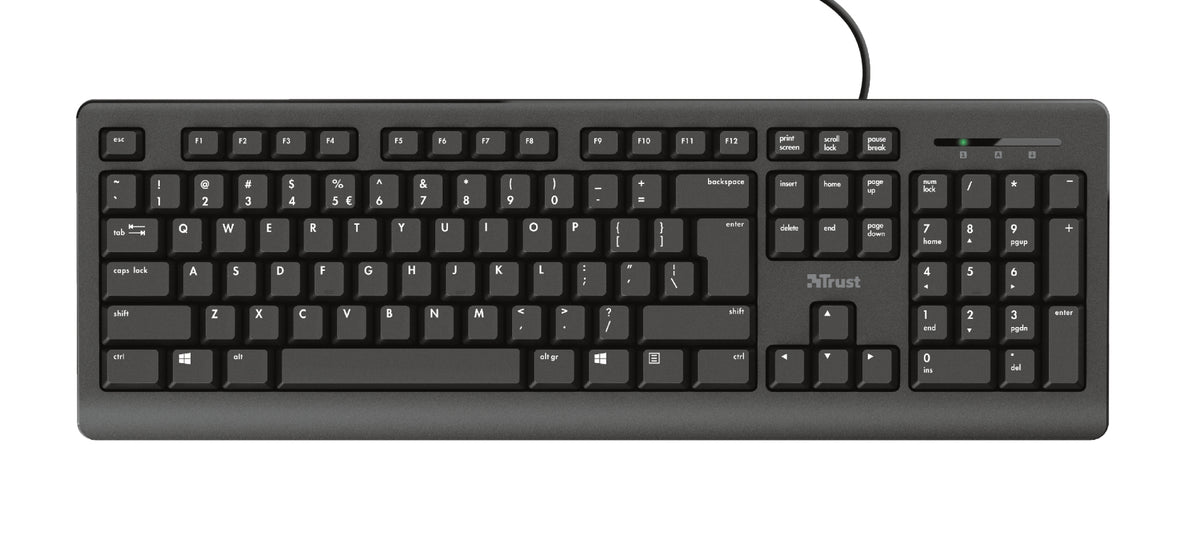 Trust Primo Clavier Médical USB Nordique Noir