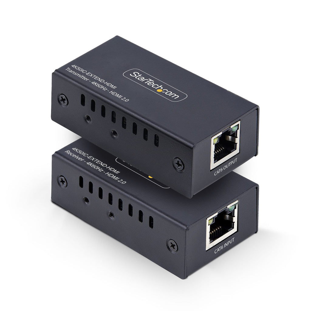 StarTech.com 4K50IC-EXTEND-HDMI Extension Audio/Vidéo Émetteur et Récepteur AV Noir