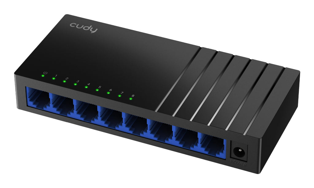 Cudy GS108D commutateur réseau Non-géré Gigabit Ethernet (10/100/1000) Noir