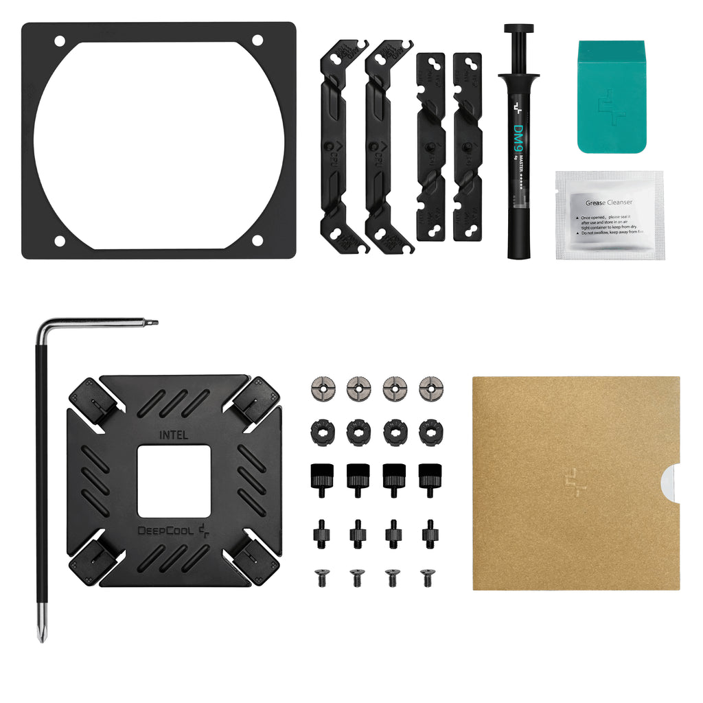 Deepcool ASSASSIN IV VC VISION CPU Køler 1-pack Sort 120 mm/140 mm