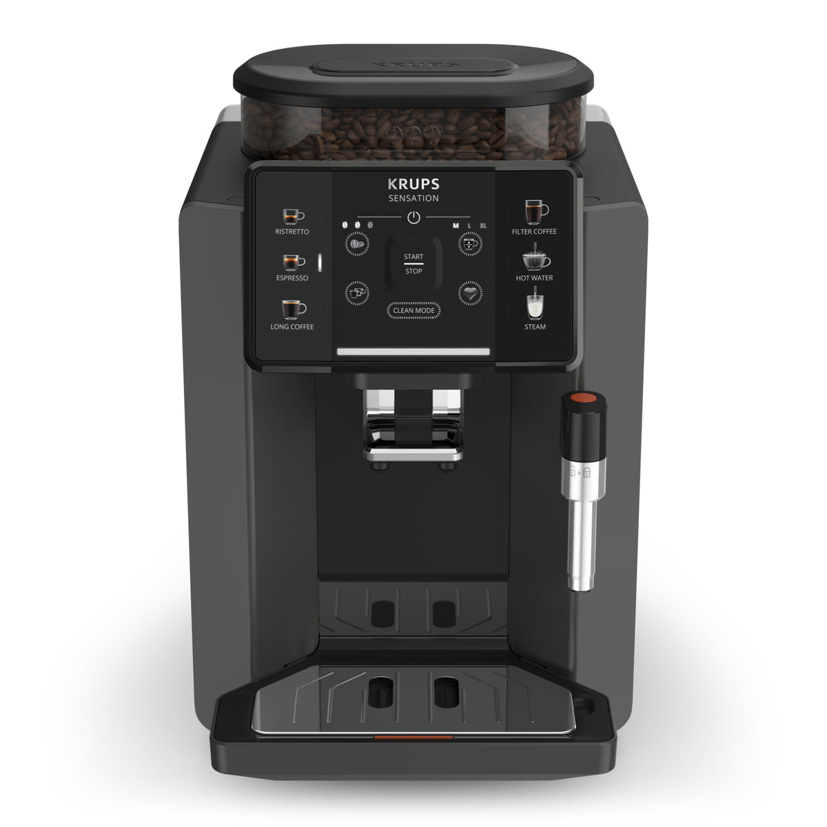 Krups Sensation C50 EA9108 Machine à Espresso Entièrement Automatique, 1,7 L