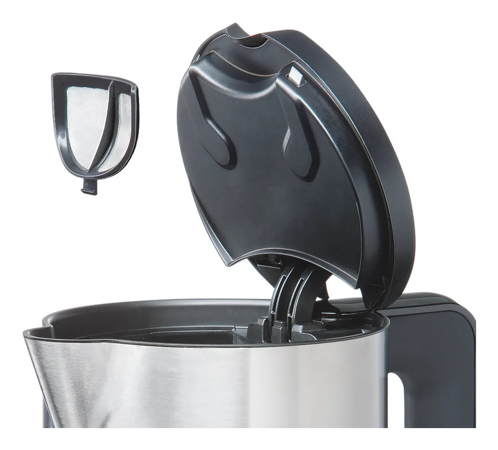 Bosch Bosch TWK8611P bouilloire 1,5 L 2400 W Anthracite, Acier inoxydable, Blanc