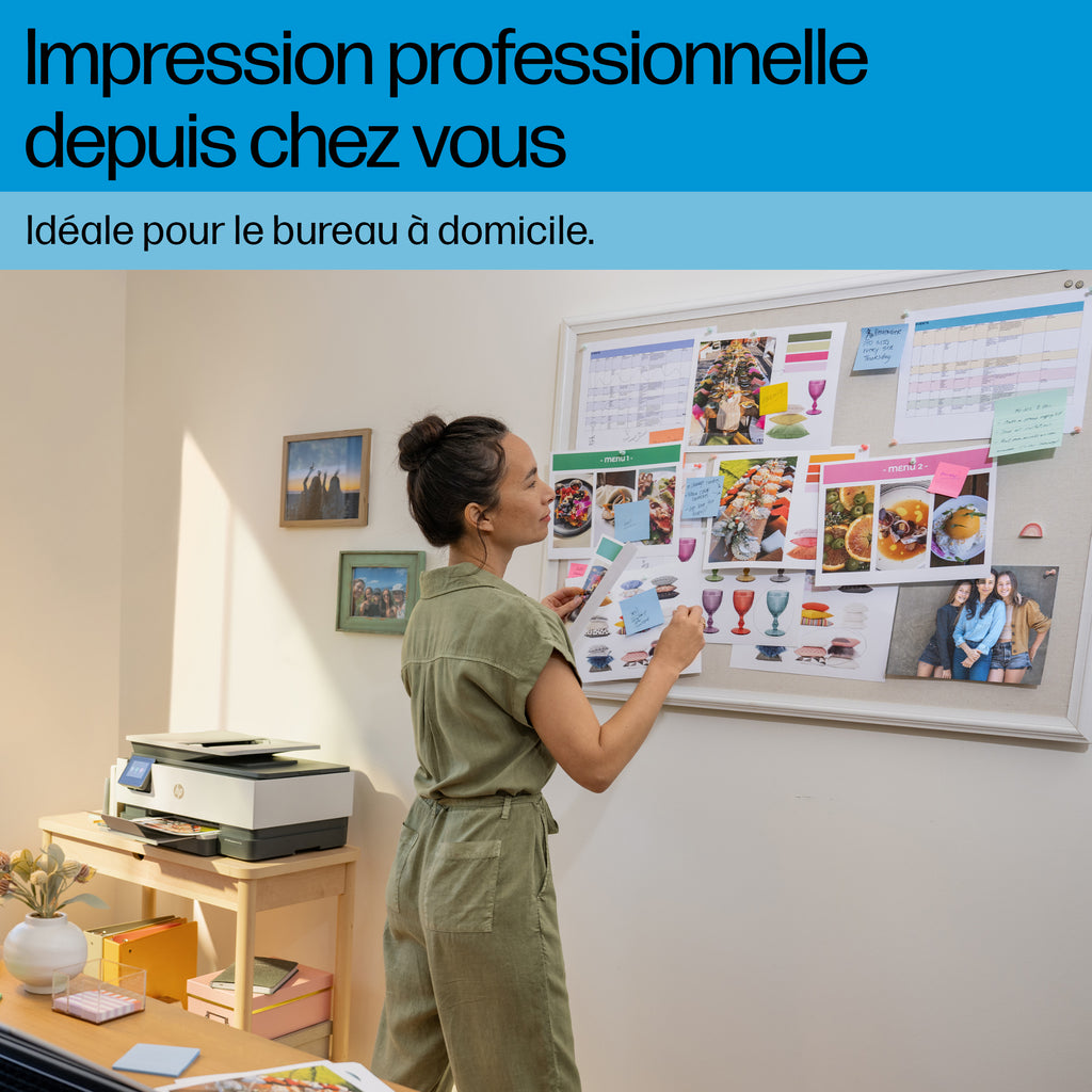 HP OfficeJet Pro 8125e Sans fil All-in-One Couleur Imprimante, Instant Ink; Impression recto-verso