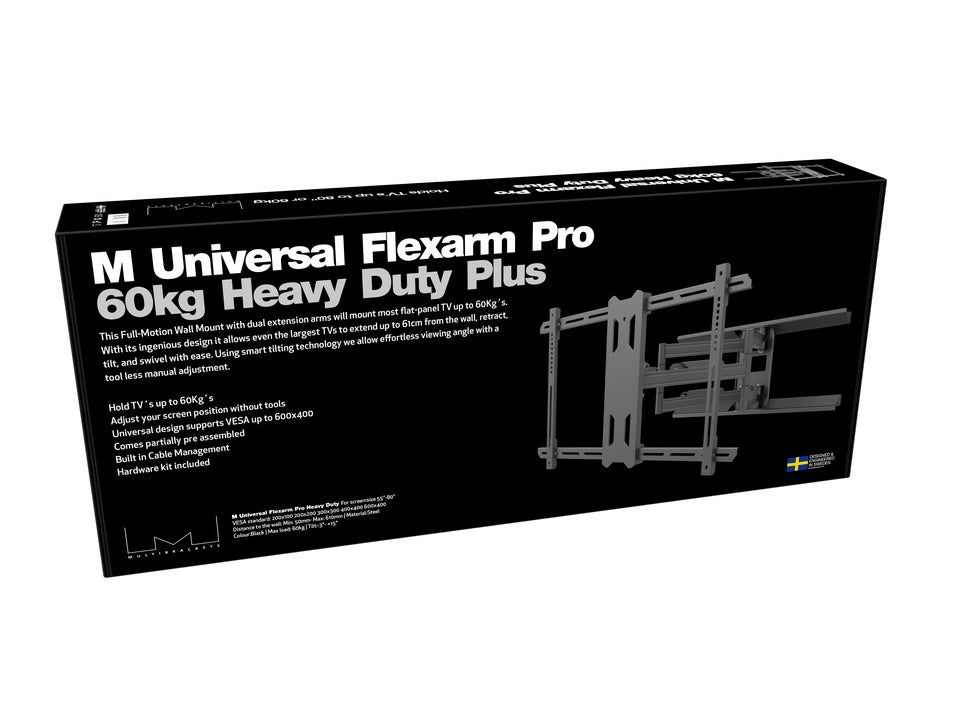 Multibrackets 5471 Support Mural pour Téléviseur jusqu'à 85 pouces, Noir