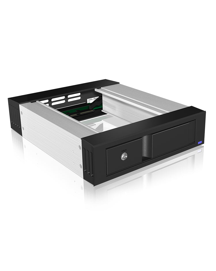ICY BOX IB-158SSK-B 13,3 cm (5.25") Panneau de support Noir