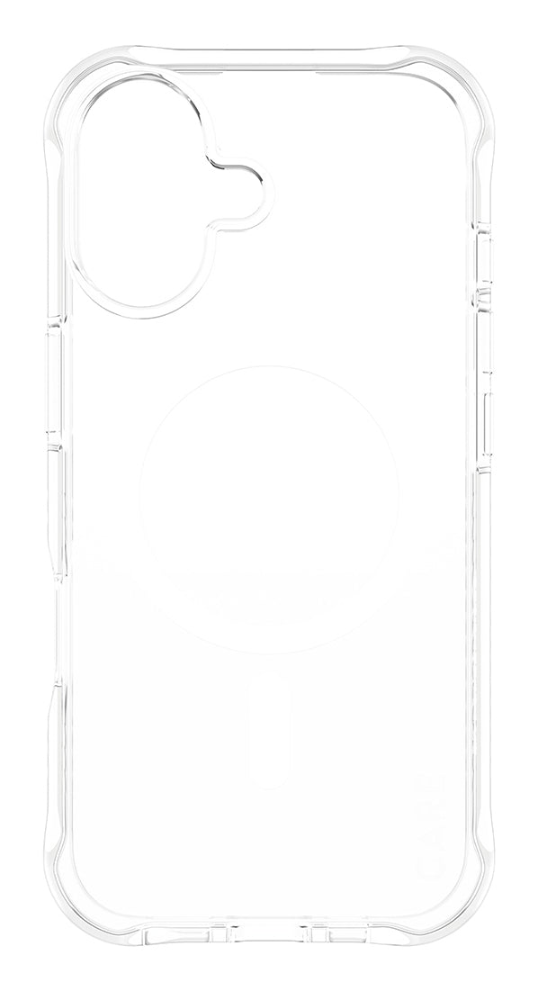 PanzerGlass CARE™ by ® Samba Case Transparent w. White MagSafe iPhone 17 coque de protection pour téléphones portables Housse