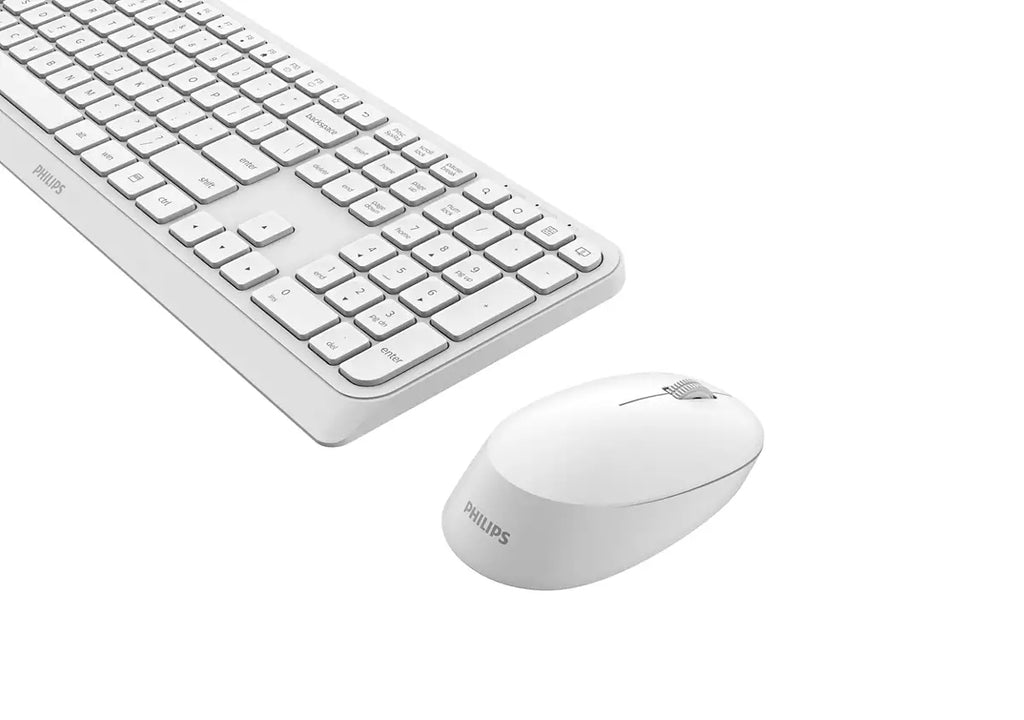 Philips 3000 series SPT6307W/00 clavier Souris incluse Universel RF sans fil QWERTY Anglais Blanc
