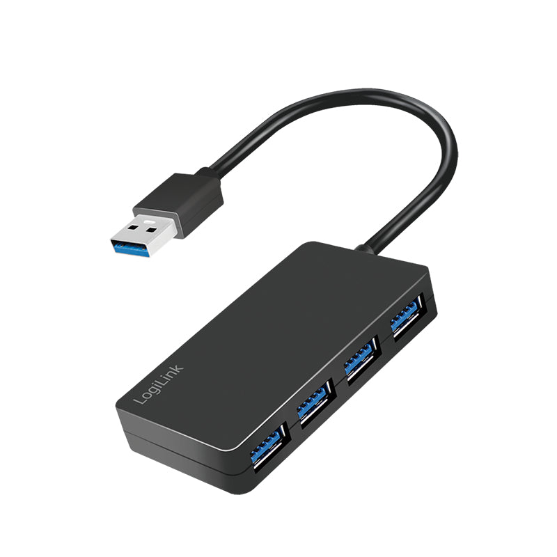 LogiLink UA0396 Hub USB 3.2 Gen 1 Type-A 5000 Mbit/s Noir