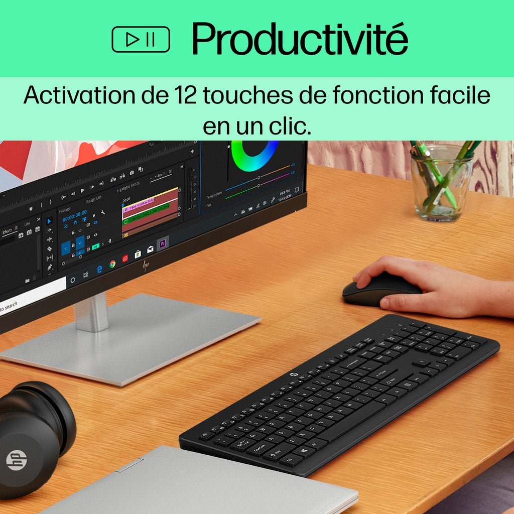 HP Clavier sans fil 230 - vue 3