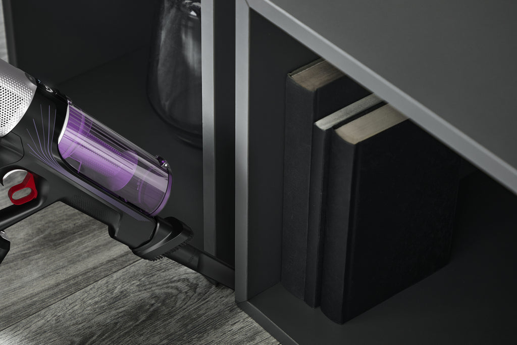 Rowenta RH2037 Aspirateur-balai 2 en 1 Batterie Sec Sans sac 0,4 L 250 W Noir, Violet