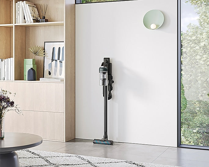 Samsung VS20C8524TB Aspirateur-balai 2 en 1 Batterie Sec Filtre allergène, UltraFine Sans sac 510 W Noir, Bleu