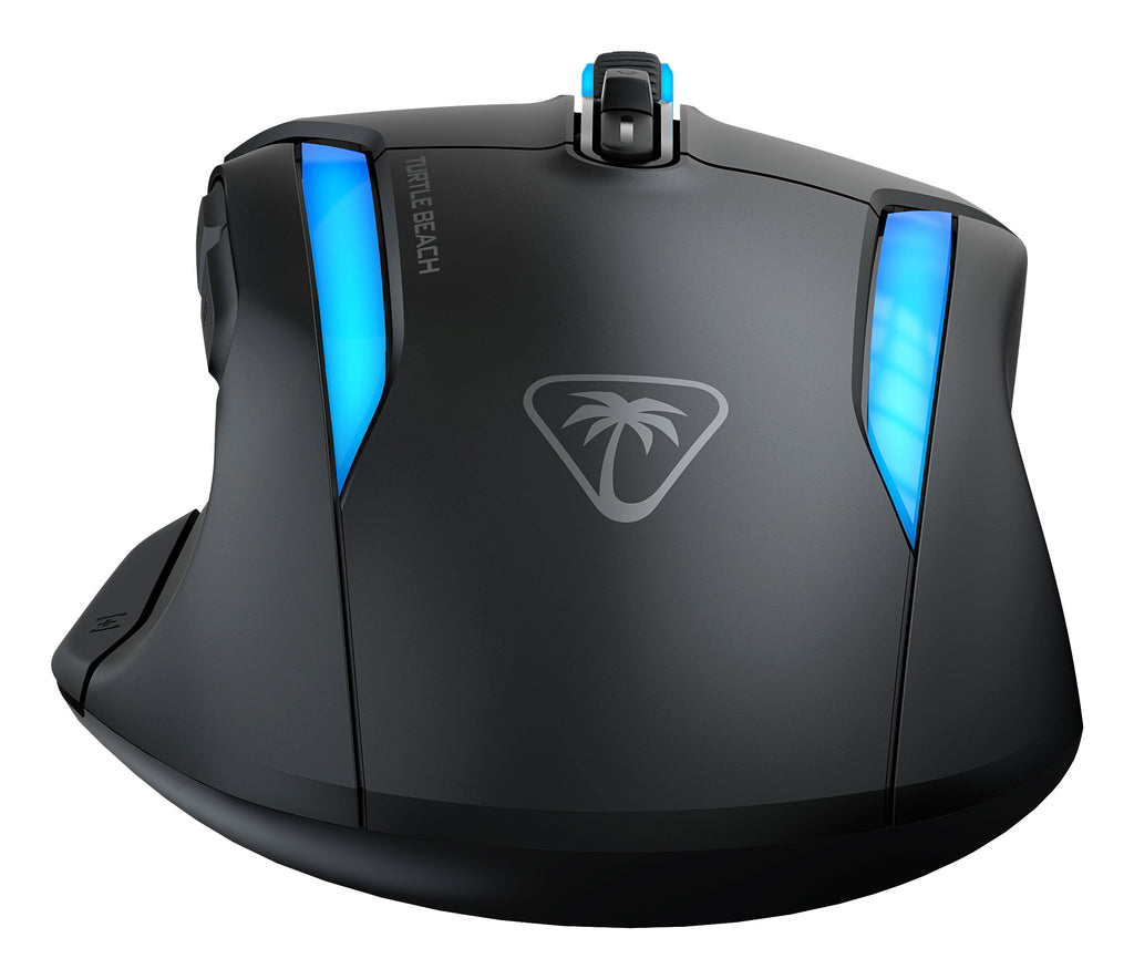 Turtle Beach Kone II Air Souris Gaming Sans Fil RGB Ergonomique, 26 000 DPI, Batterie 350h, Molette 4D Free-Spin, Noir