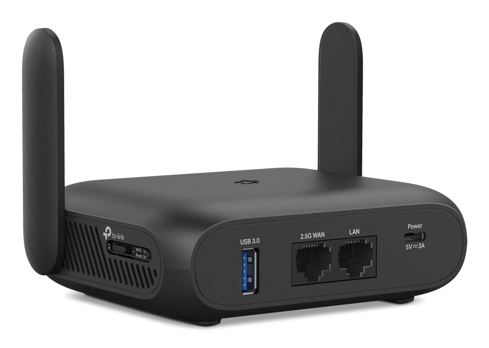 TP-Link BE3600 Wi-Fi 7 routeur sans fil 2.5 Gigabit Ethernet Bi-bande (2,4 GHz / 5 GHz) Noir