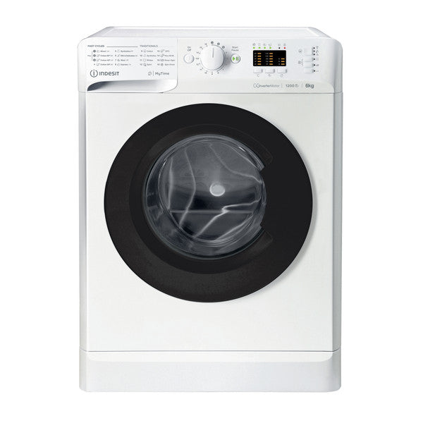 Indesit MTWSA 61294 WK EE machine à laver Charge avant 6 kg 1151 tr/min Blanc - vue 2