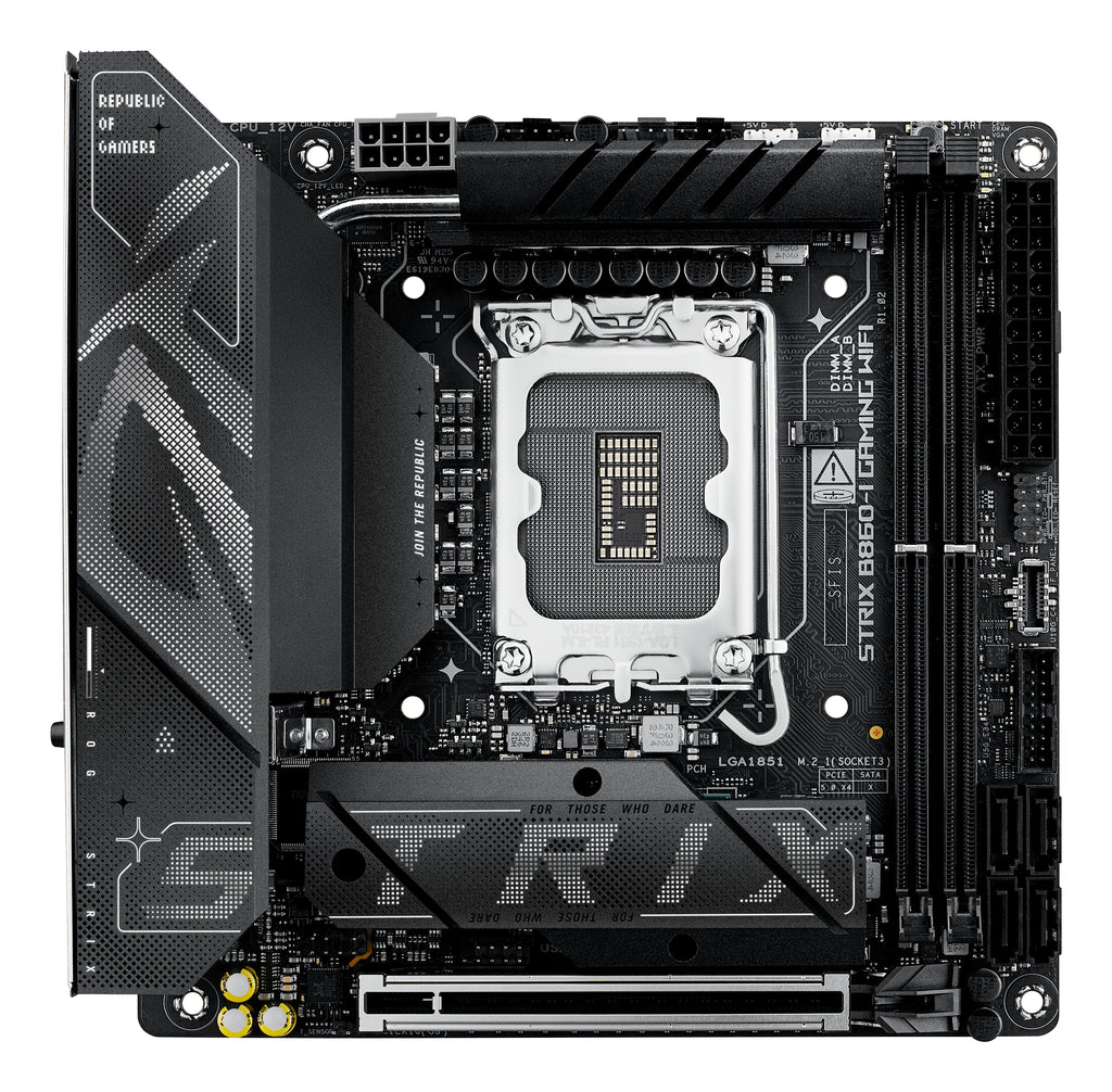 ASUS ROG STRIX B860-I GAMING WIFI Carte Mère Intel B860 LGA 1851 Mini-ITX