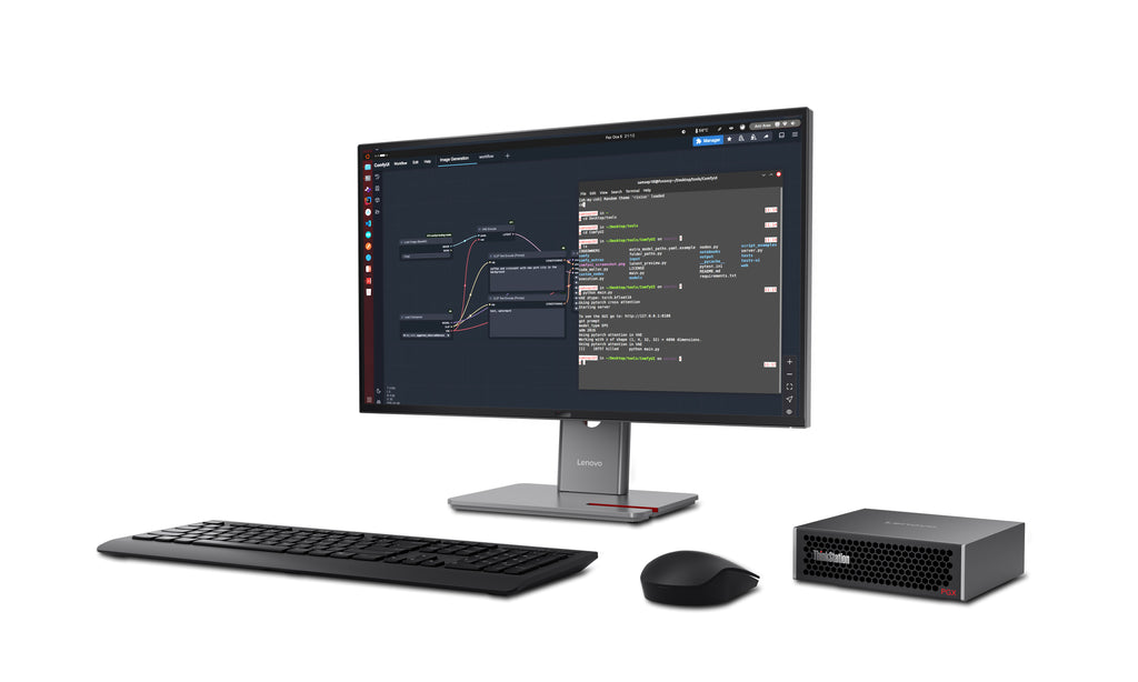 Lenovo ThinkStation PGX GB10 128 Go LPDDR5x-SDRAM 2 To SSD DGX OS Mini Tower Mini PC Noir