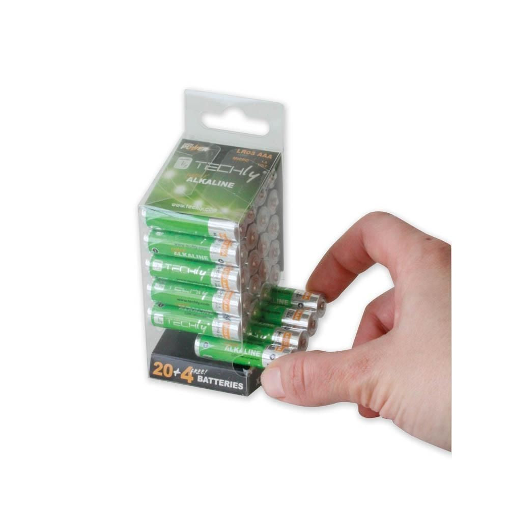 Techly LR03 AAA 1.5V Batterie à usage unique Alcaline