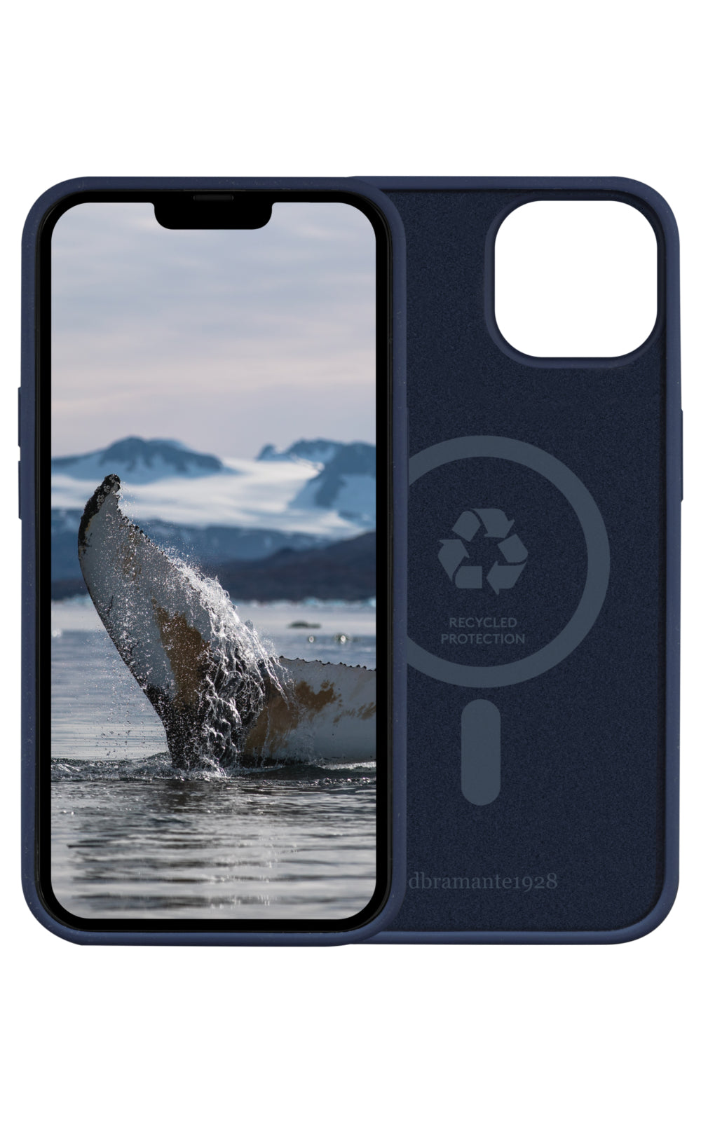 dbramante1928 Monaco Coque de Protection pour iPhone 14, 6.1 pouces, Bleu