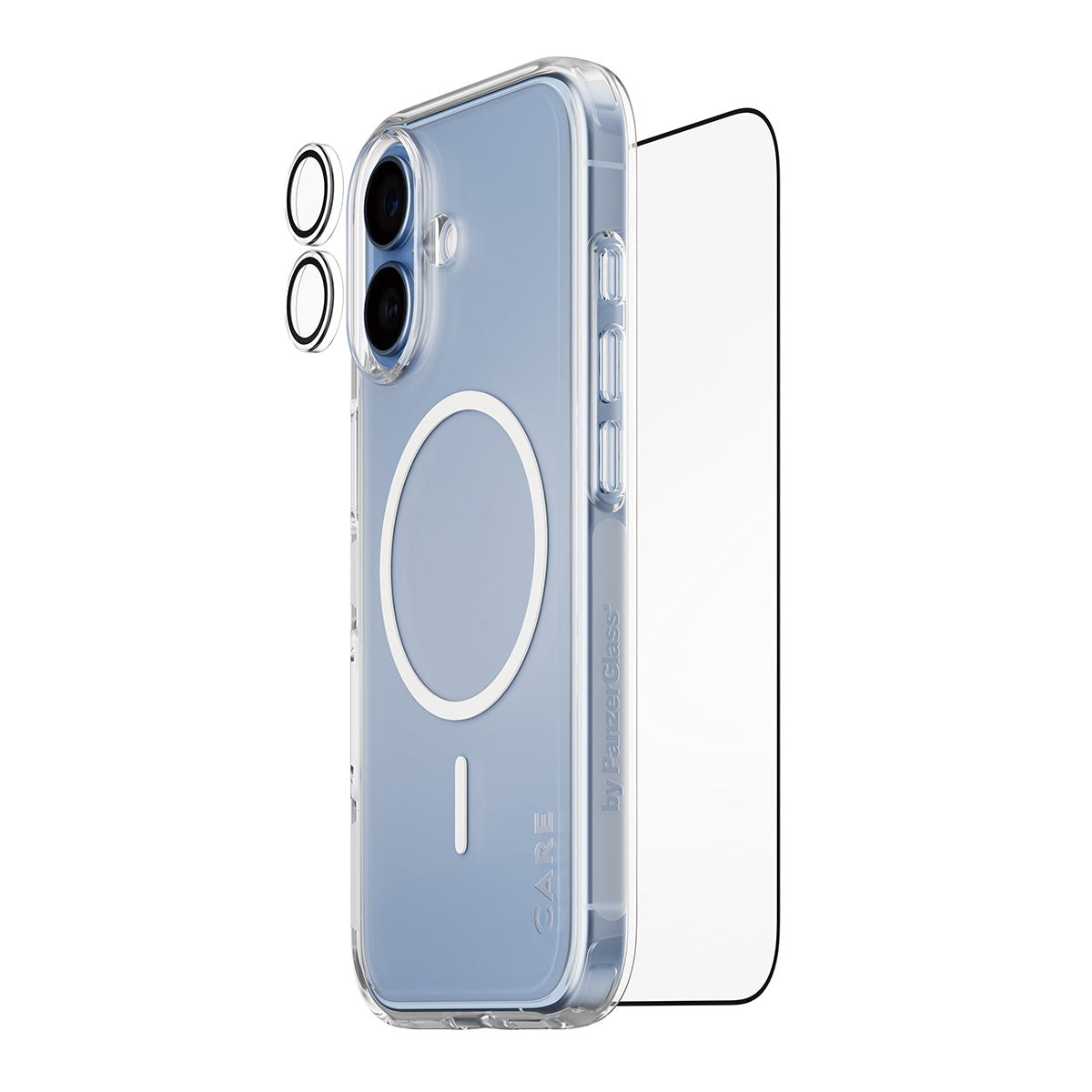PanzerGlass CARE 3-in-1 Flagship Explorer Bundle pour iPhone 17, Protection d'écran Transparente