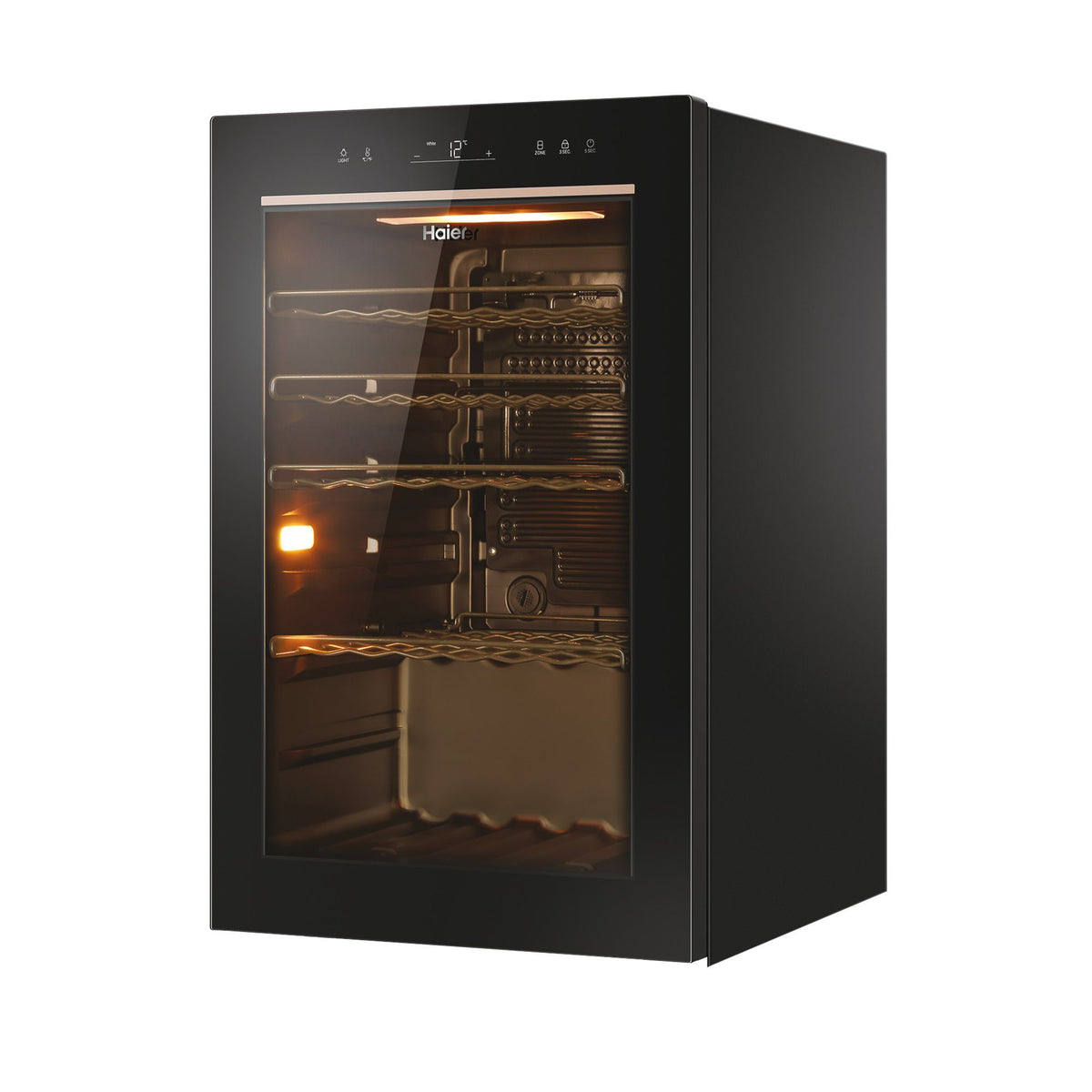 Haier Wine Bank 50 Serie 3 HWS49GAE Refroidisseur de vin compresseur Pose libre Noir 49 bouteille(s)