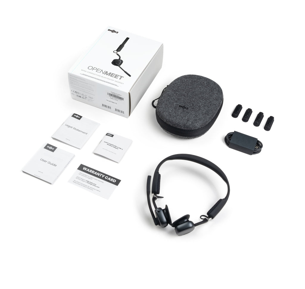 SHOKZ C610-AN-BK casque Sans fil Crochets auriculaires Bureau/Centre d'appels Bluetooth Noir